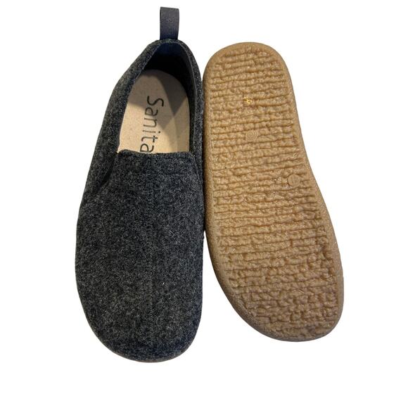 Sanita Unisex Wool Clog Slippers Charcoal Size 41 - Picture 2 of 7